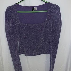 H&M purple blouse